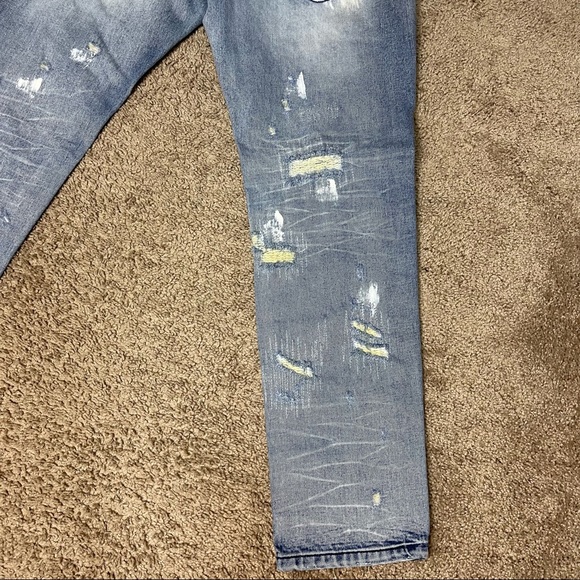 Denim House Ripped light-fading blue jeans - Picture 11 of 11